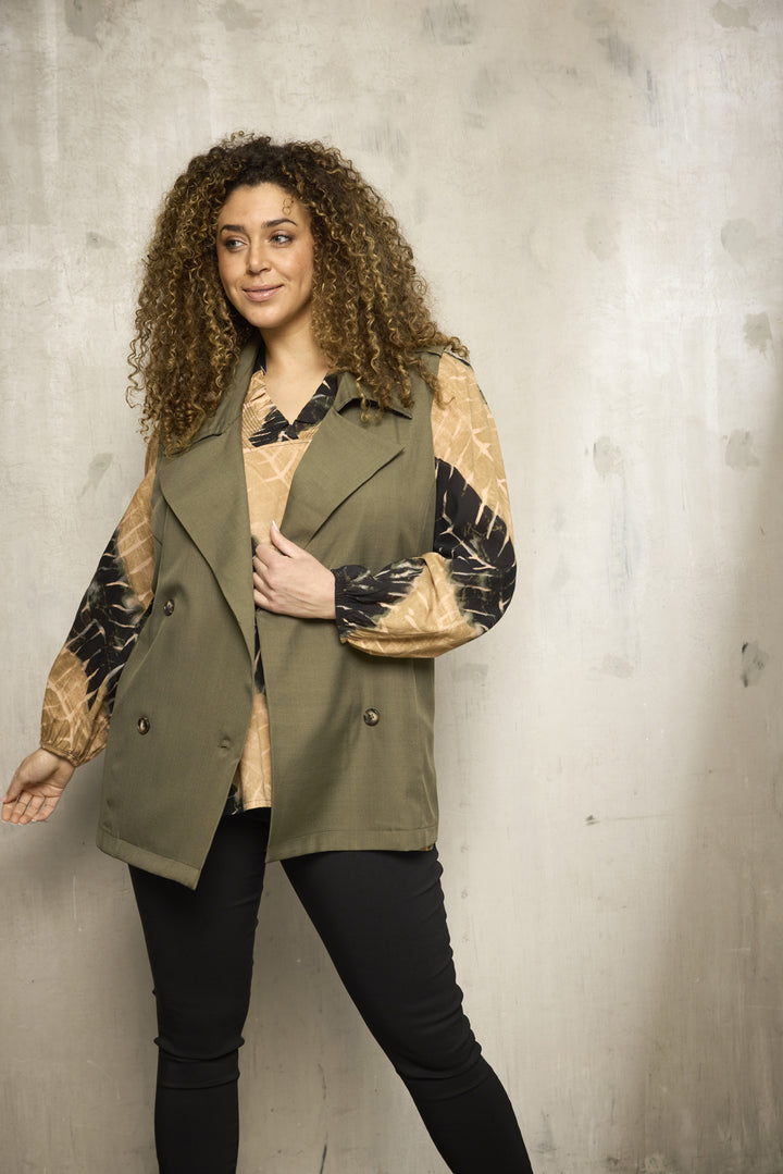 ZH - Soon 1068 - Blazer vest - Grøn