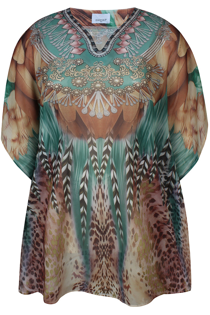 ZH - Myri 858 - Kaftan - Grøn