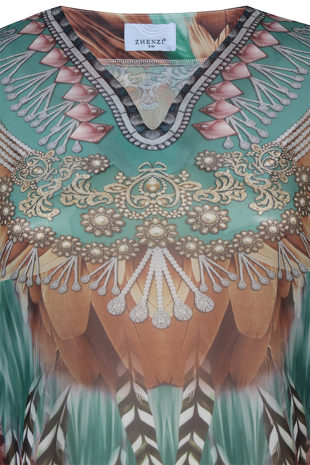 ZH - Myri 858 - Kaftan - Grøn