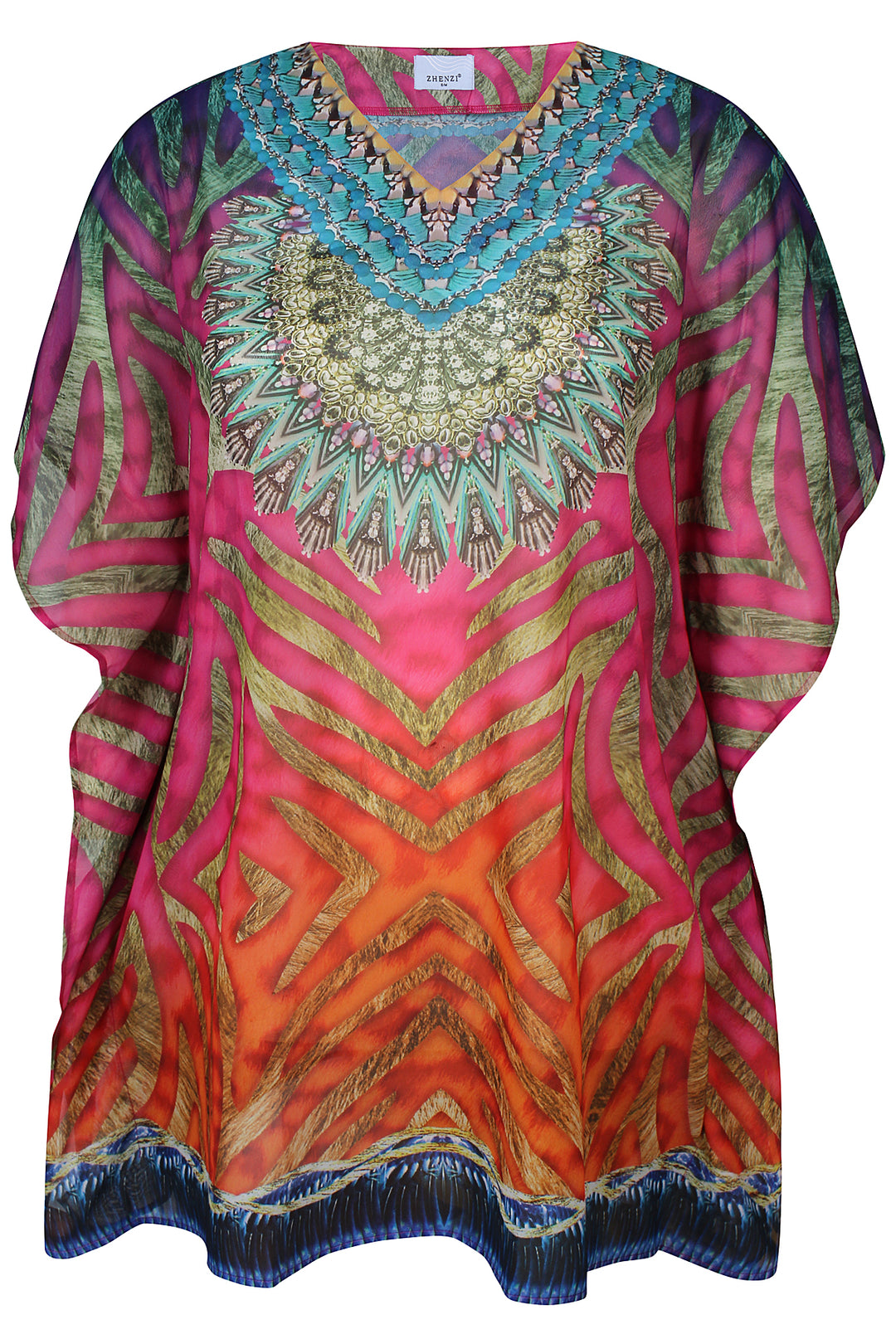 ZH - Myri 859 - Kaftan - Pink