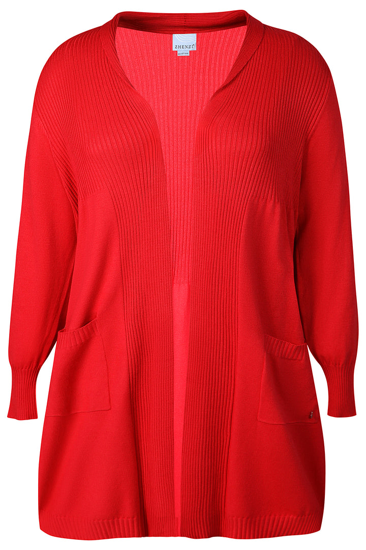 ZH - Kogle 086 - Cardigan - Rød