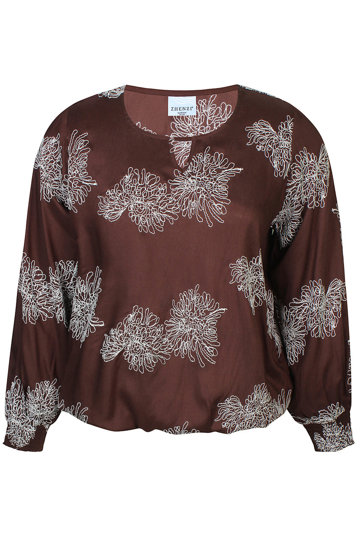 ZH - Perl 940 - Bluse - Brun