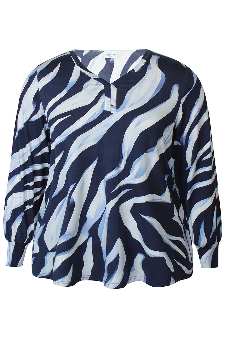 ZH - Saia 1024 - Bluse - Blå