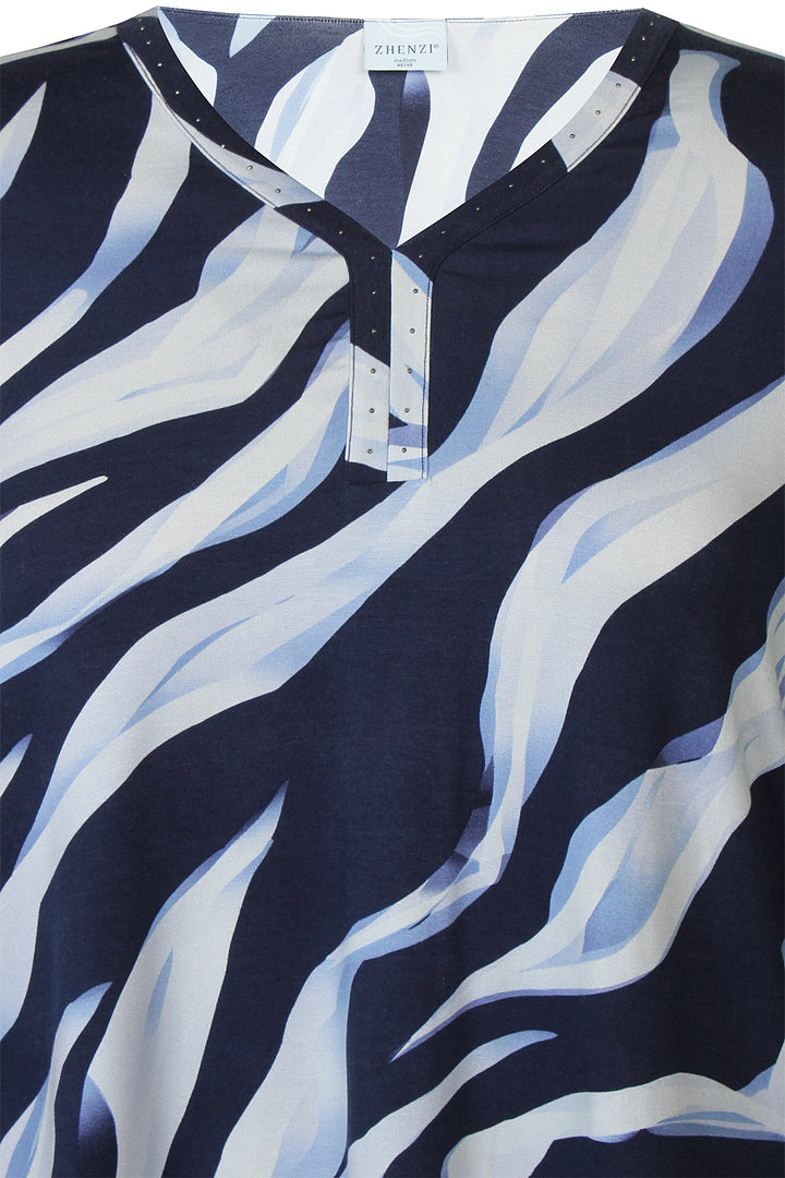 ZH - Saia 1024 - Bluse - Blå