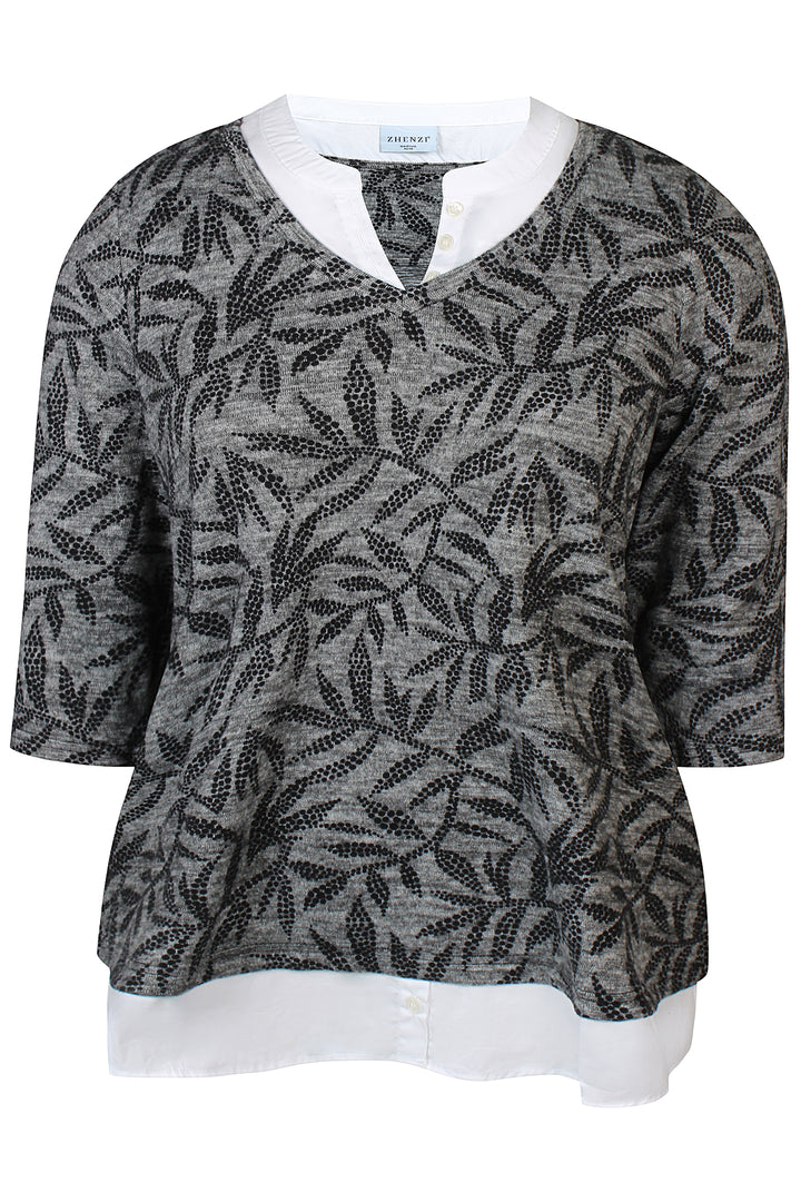 ZH - Sara 1036 - Bluse - Grå