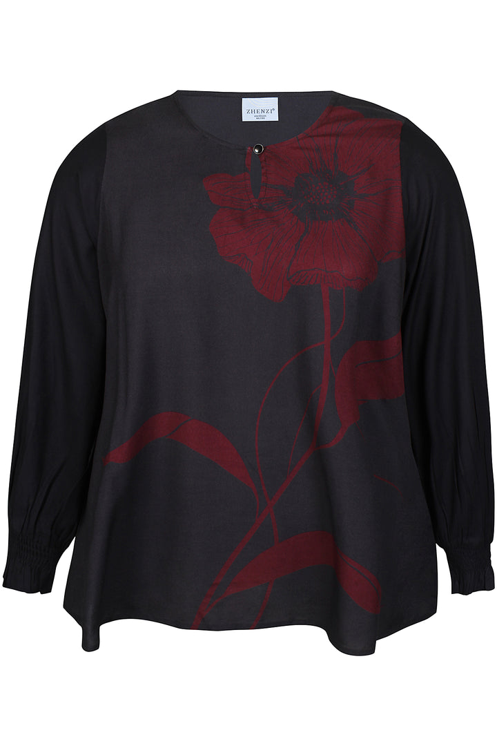 ZH - Siba 1048 - Bluse - Sort