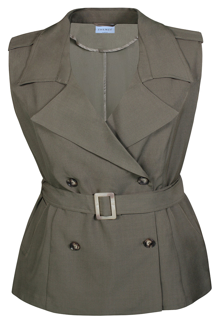 ZH - Soon 1068 - Blazer vest - Grøn