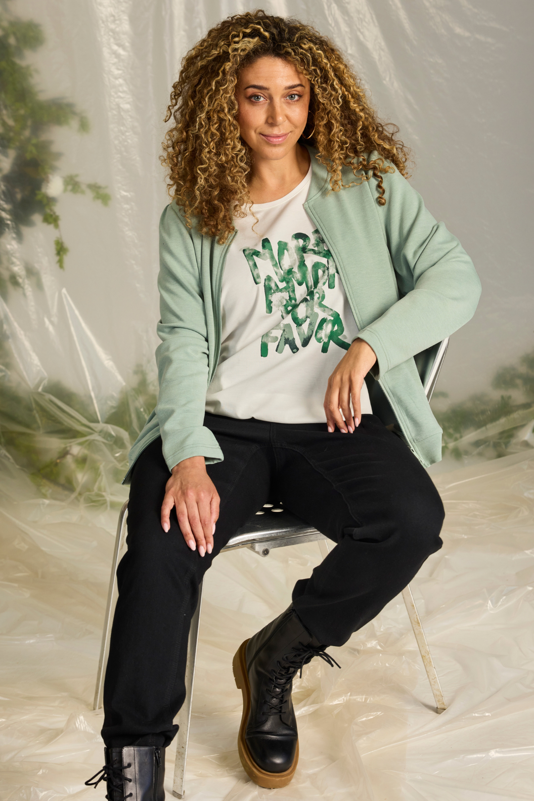 ZH - Mya 638 - Cardigan - Grøn