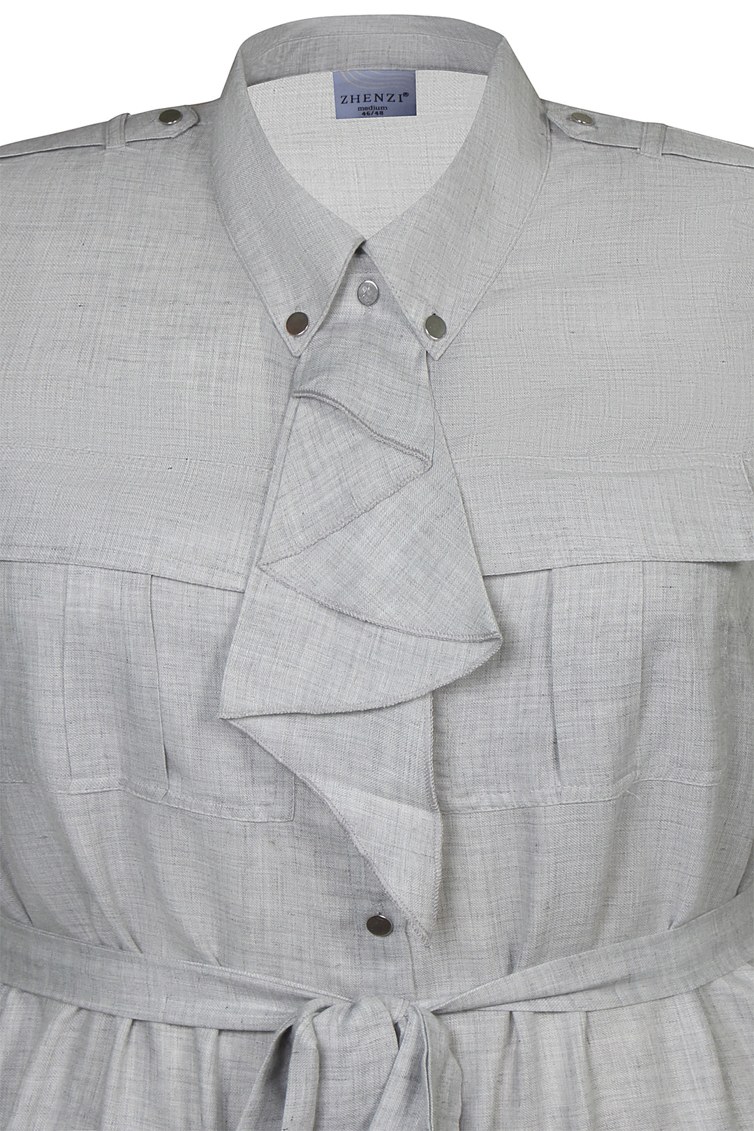 ZH - Amira 1200 - Skjortekjole - Grå