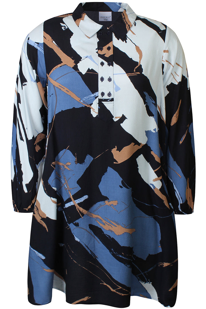 ZH - Anity 1206 - Kjole - Blå