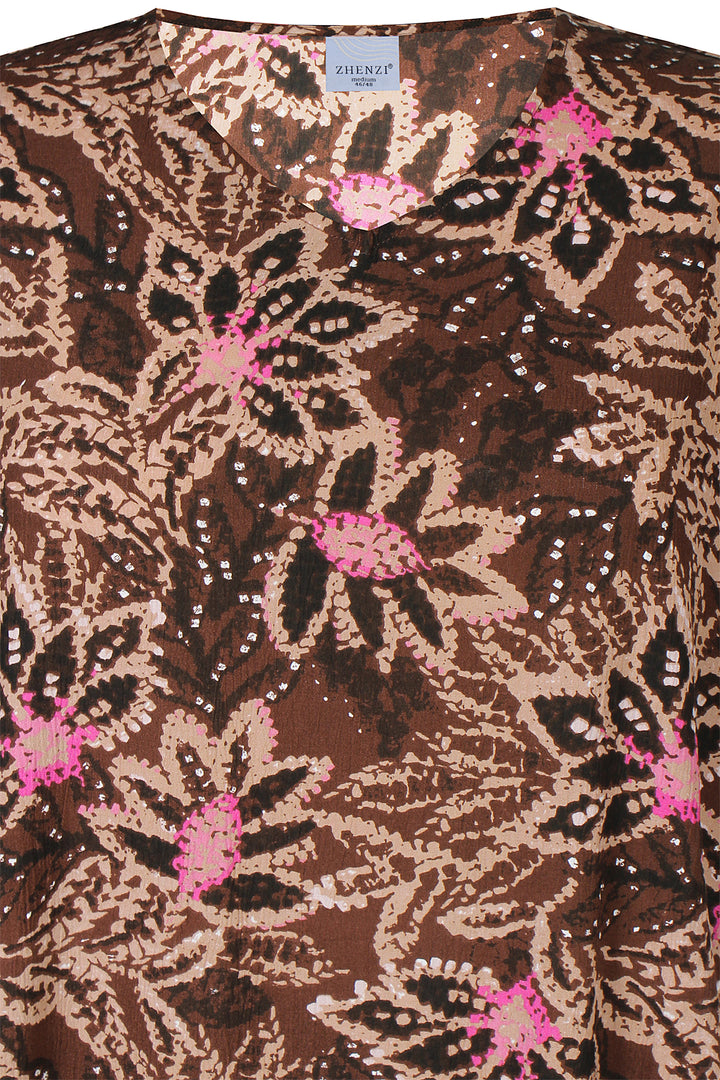 ZH - Elysa 1288 - Kjole - Brun