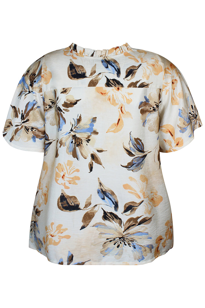 Zh-Freya 1301-Blouse S/S - Blå