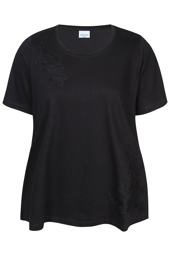 ZH - Heidi 1349 - T-shirt - Sort