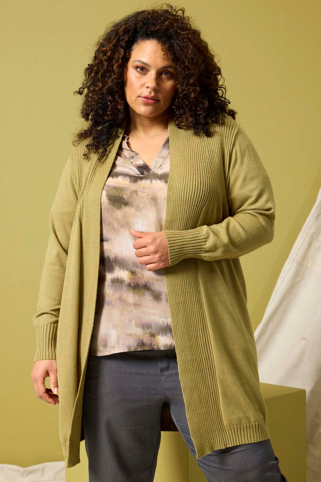 ZH - Kogle 1164 - Cardigan - Grøn