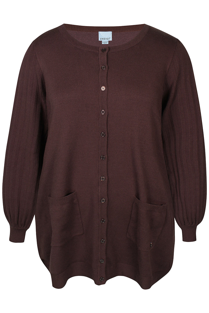 ZH - Kogle 1494 - Cardigan - Brun