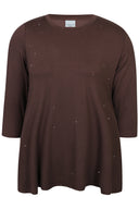 ZH - Letty 1509 - T-shirt - Brun