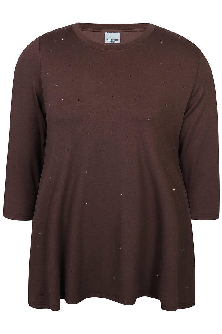 ZH - Letty 1509 - T-shirt - Brun