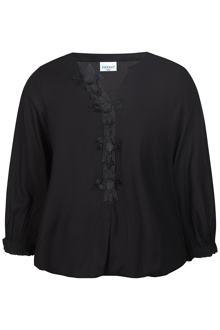 ZH - Lilie 1527 - Bluse - Sort