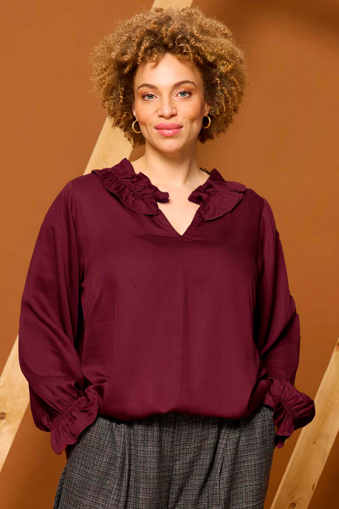 ZH - Melba 1610 - Bluse - Brun