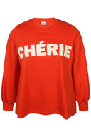 ZH - Mya 0005 - Sweatshirt - Rød