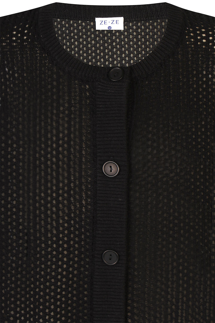 ZE - Olly 737 - Cardigan - Sort
