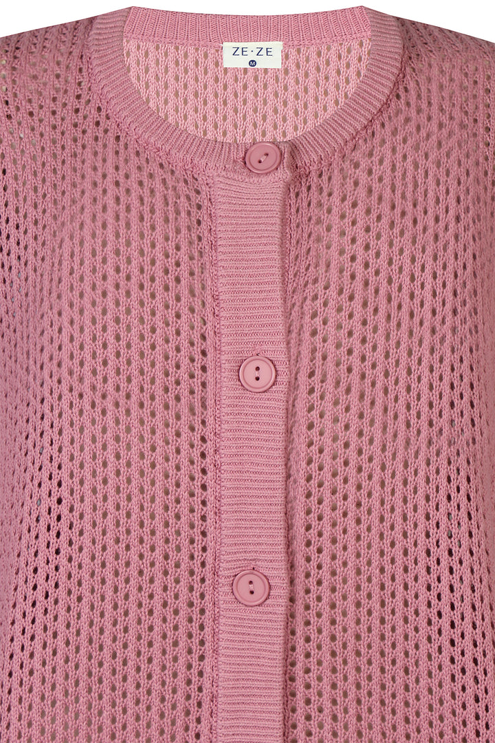 ZE - Olly 737 - Cardigan - Rosa