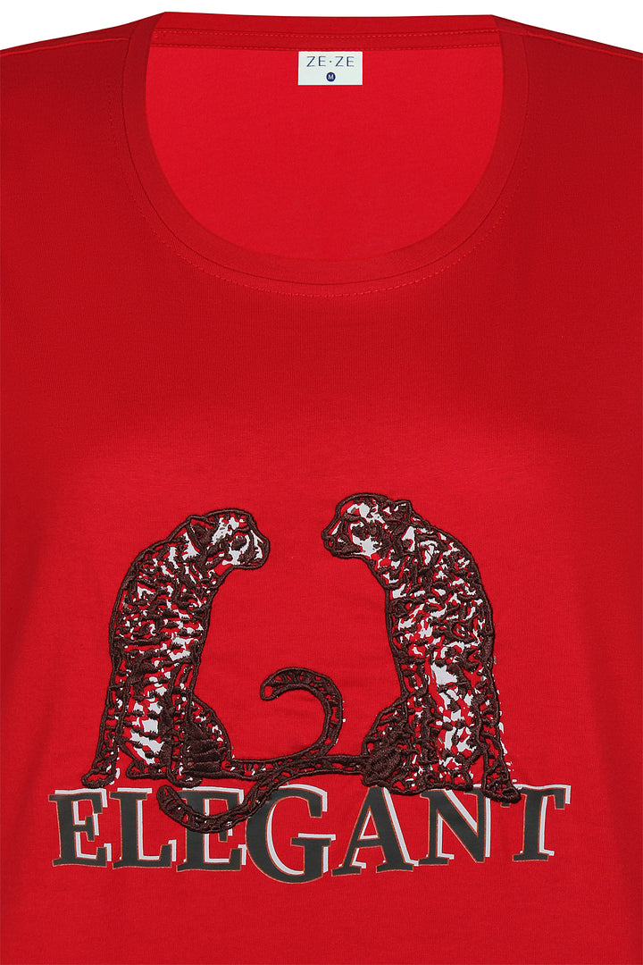 ZE - Jodie 763 - T-shirt - Rød