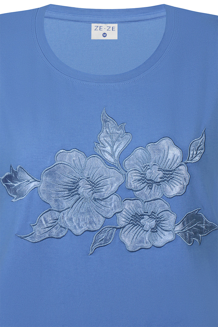 ZE - Kamelia 764 - T-shirt - Blå