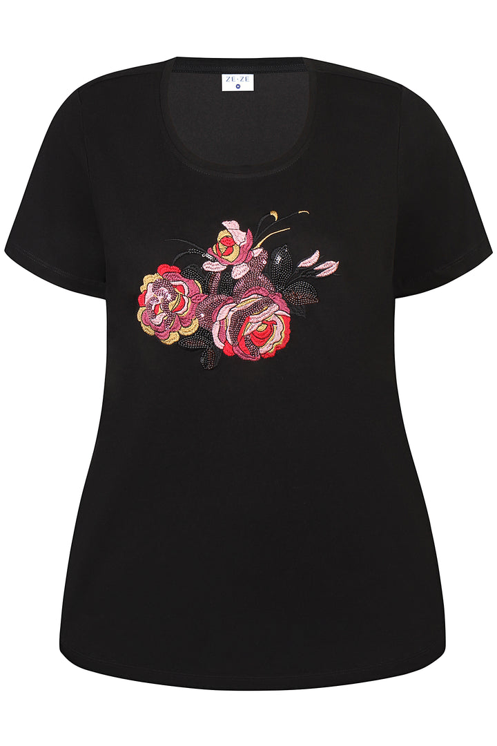 ZE - Jodie 765 - T-shirt - Sort