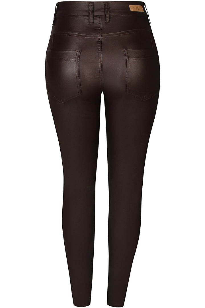 ZE - Shape 1 - Coated bukser - Brun