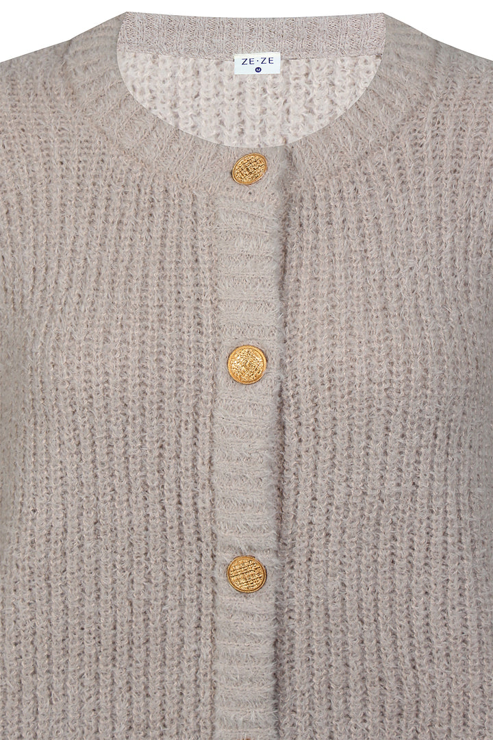 ZE - Afia 843 - Cardigan - Sand