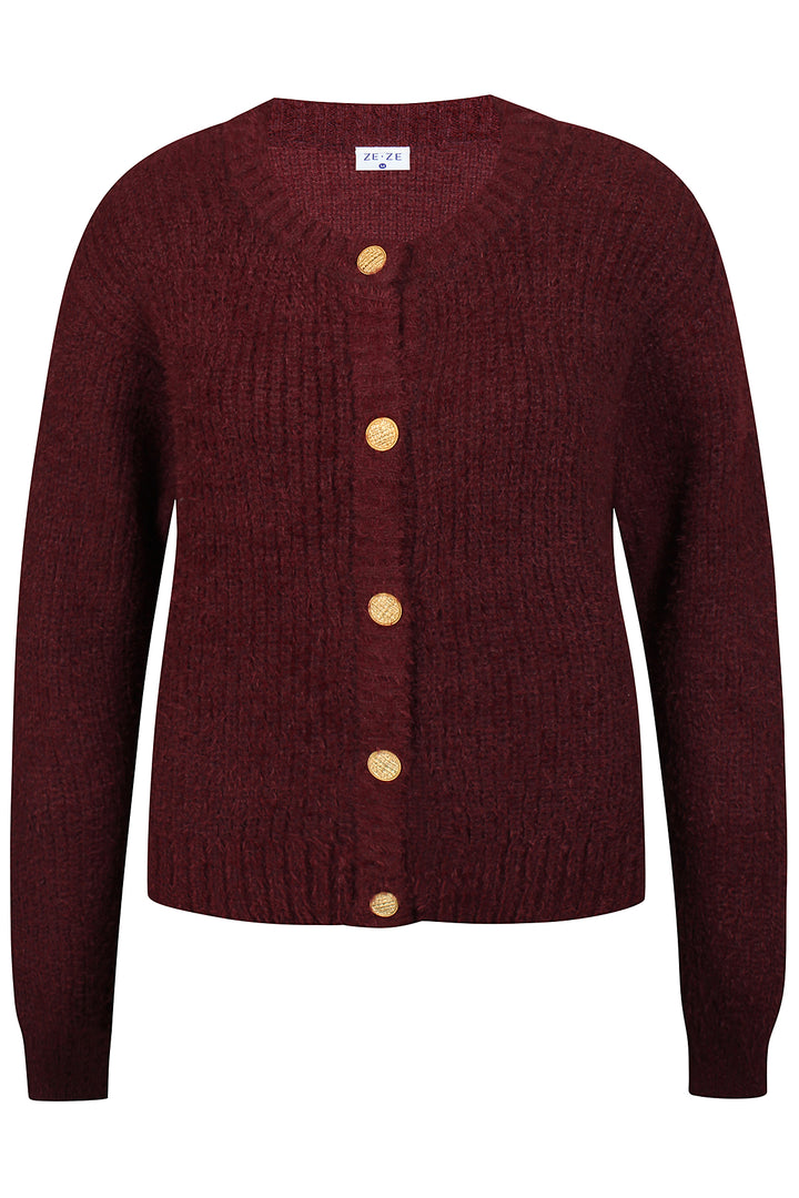 ZE - Afia 843 - Cardigan - Rød
