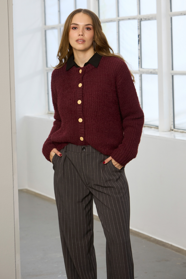 ZE - Afia 843 - Cardigan - Rød
