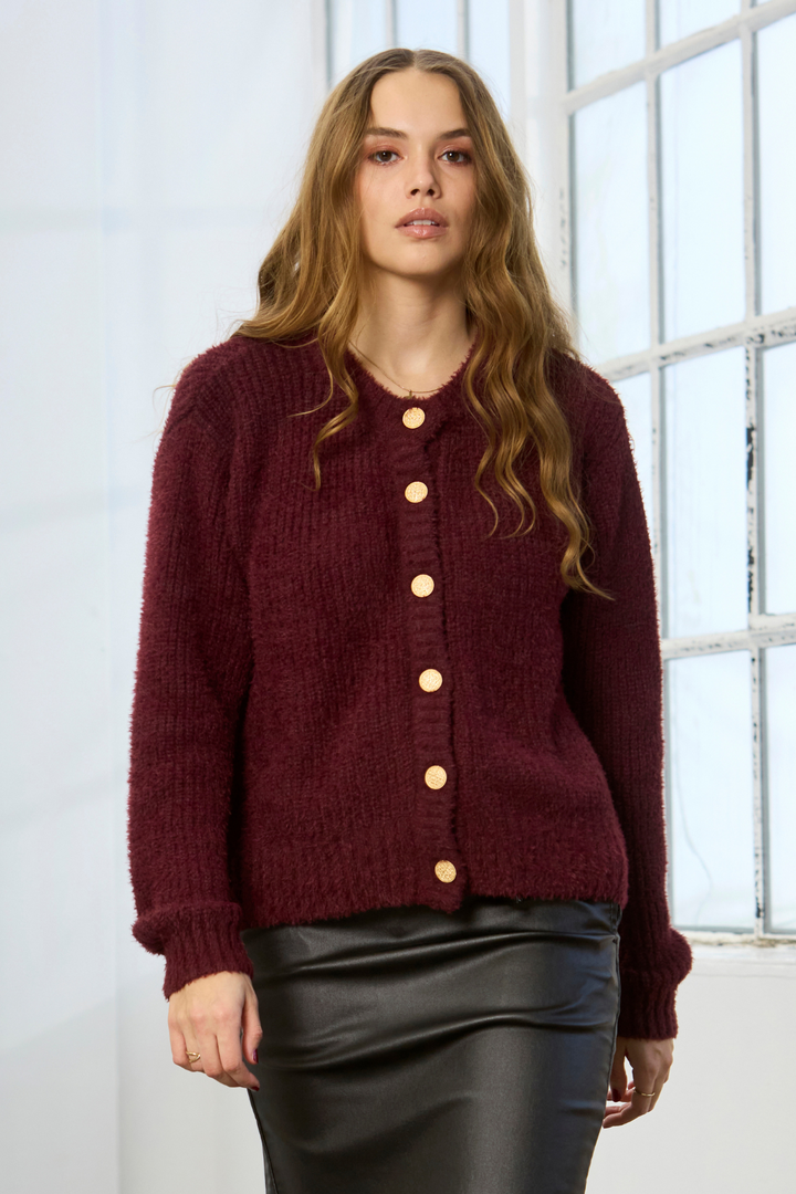 ZE - Afia 843 - Cardigan - Rød