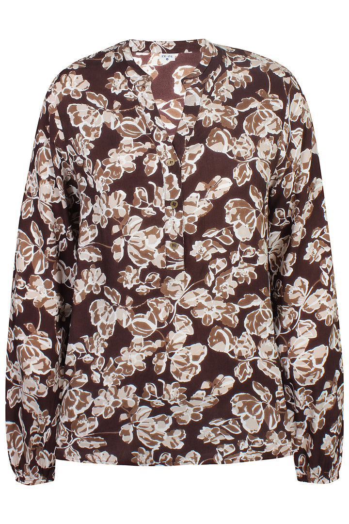 ZE - Relly 130 - Bluse - Brun