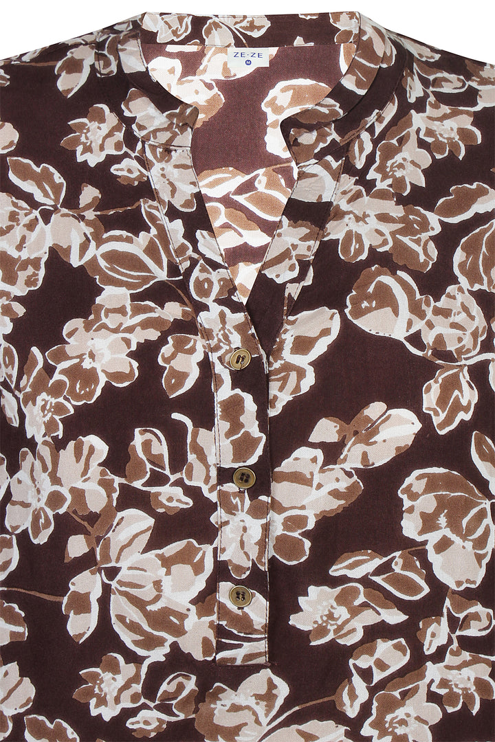 ZE - Relly 130 - Bluse - Brun