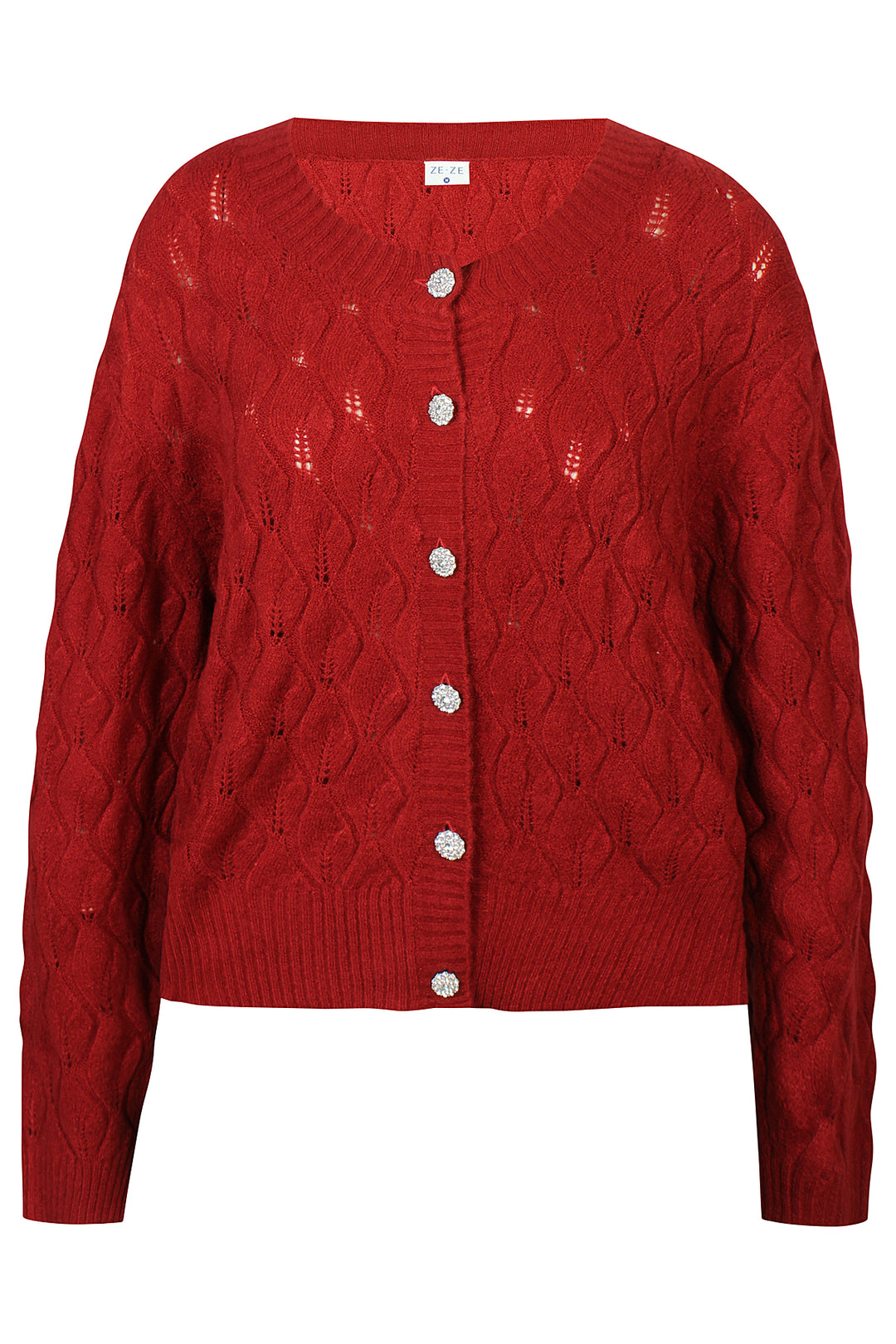 ZE - Birla 936 - Cardigan - Rød