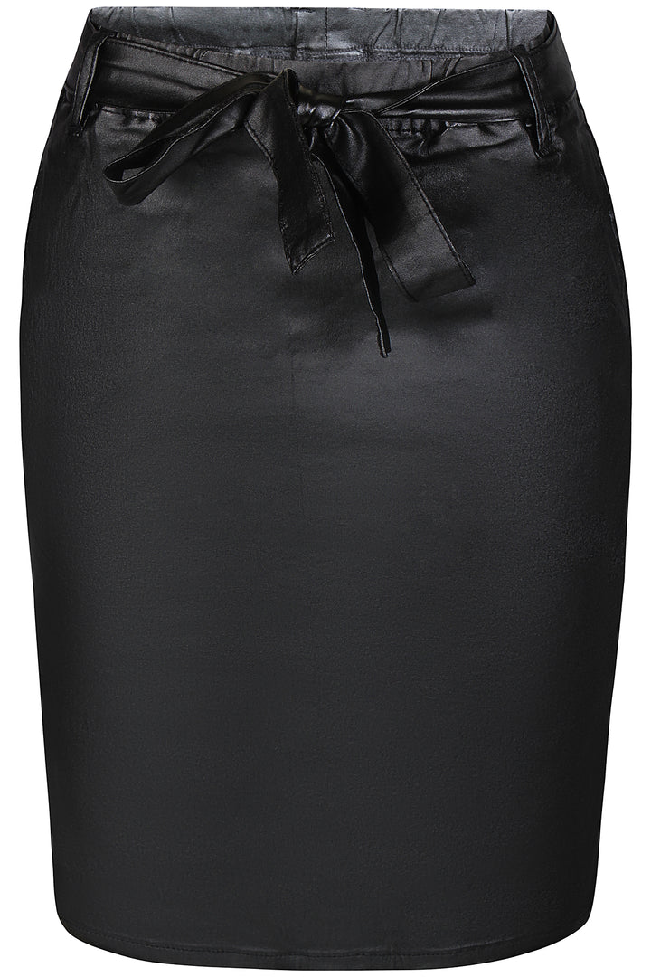 ZE - Amber 947 - Coated nederdel - Sort