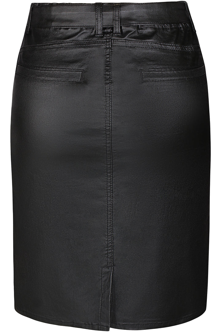 ZE - Amber 947 - Coated nederdel - Sort