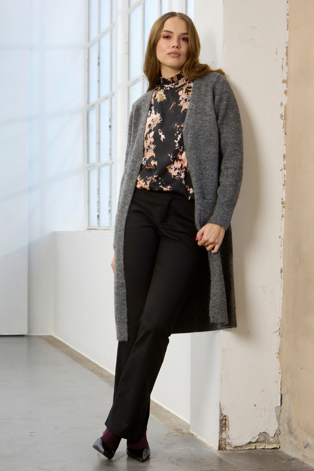 ZE - Amy 952 - Cardigan - Grå