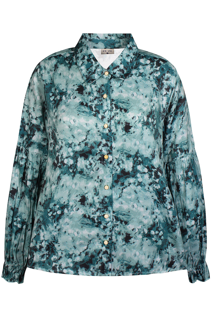 ZE - Clara 962 - Bluse - Grøn