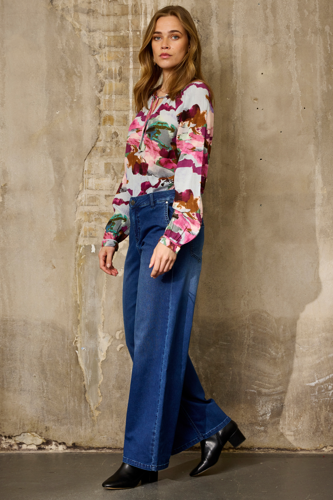 ZE - Cher 973 - Bluse - Blå