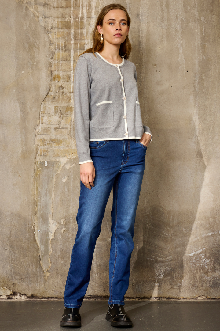 ZE - Ciku 994 - Cardigan - Grå