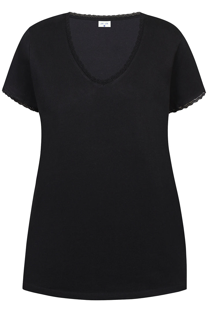 ZE - Daria 037 - T-shirt - Sort