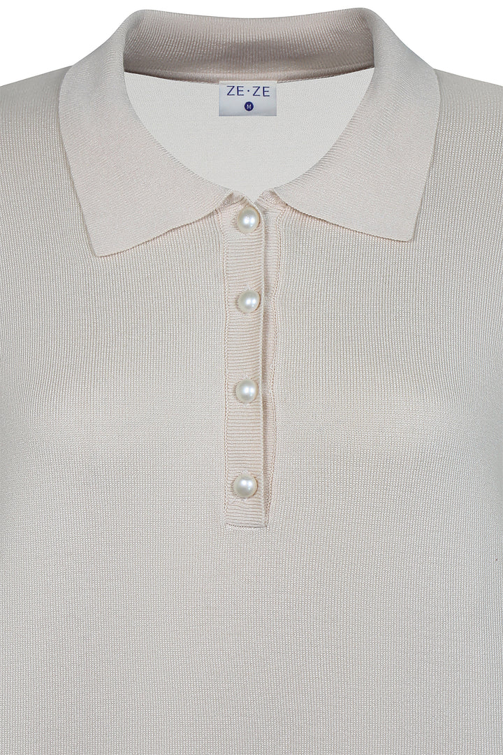 Ze-Dina 089 - Pullover s/s - Sand