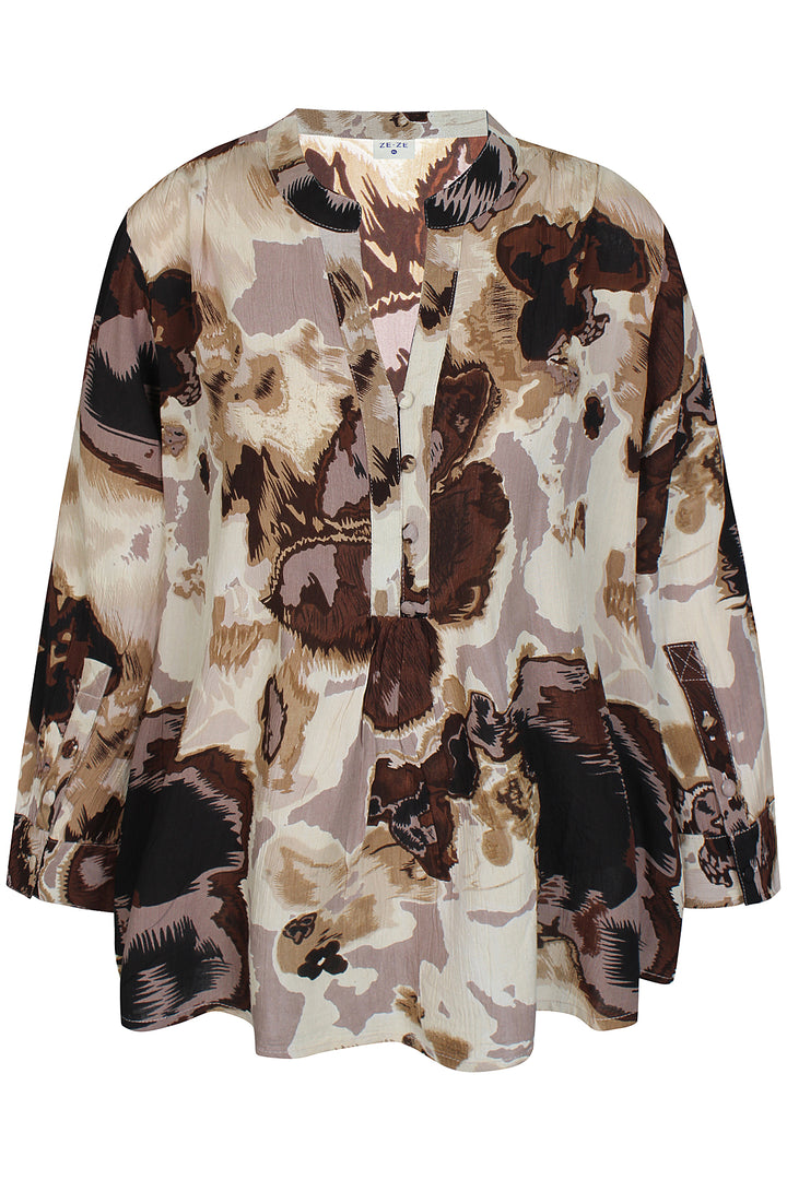 ZE - Gunhild 205 - Bluse - Brun