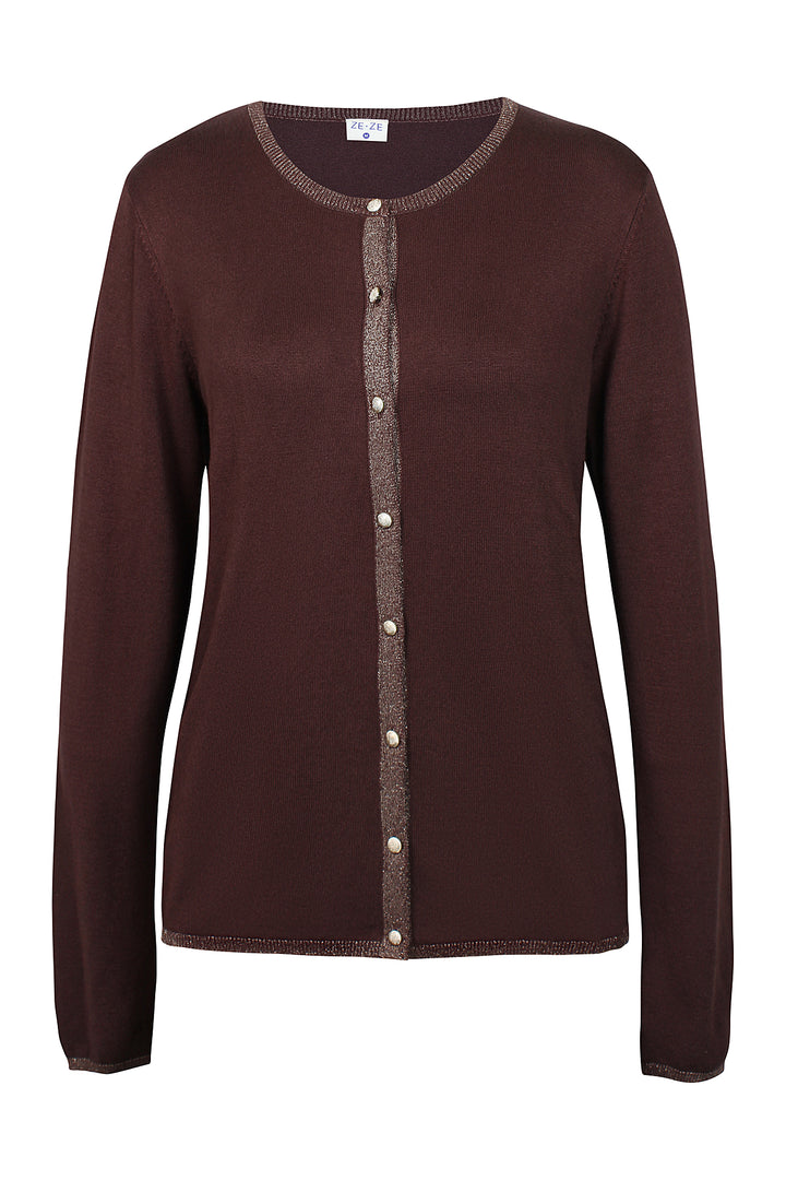 ZE - Hanna 252 - Cardigan - Brun