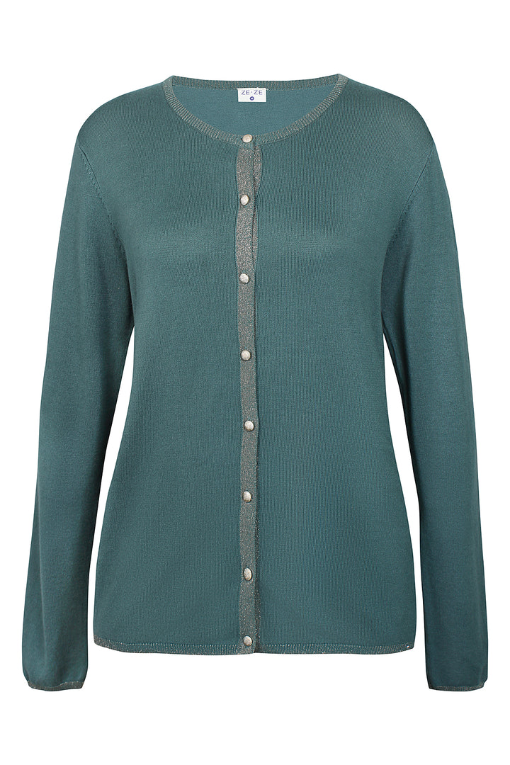 ZE - Hanna 252 - Cardigan - Grøn