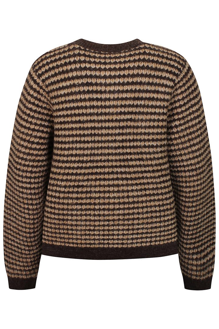 Hermona 285 - Cardigan - Brun