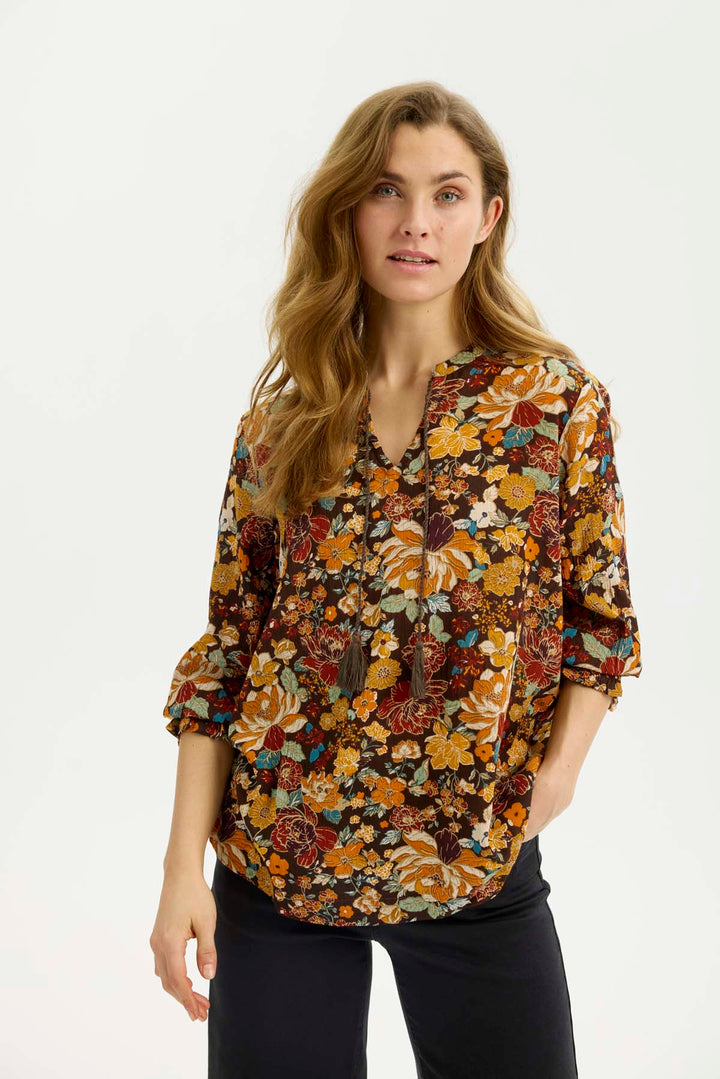 ZE - Hiam 293 - Bluse - Brun
